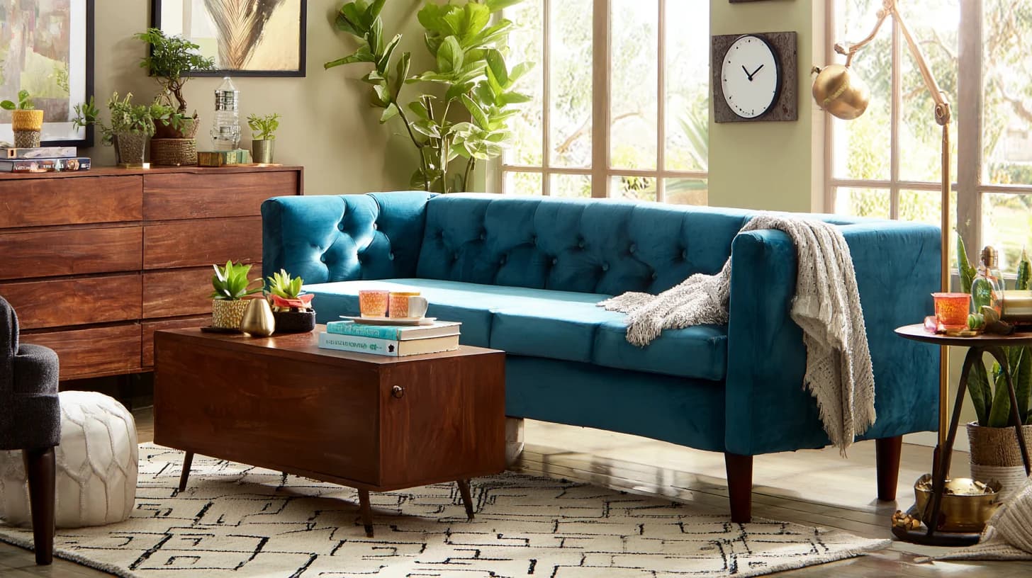 Living Room Background 60 - Free virtual background for Zoom, Teams & Google Meet