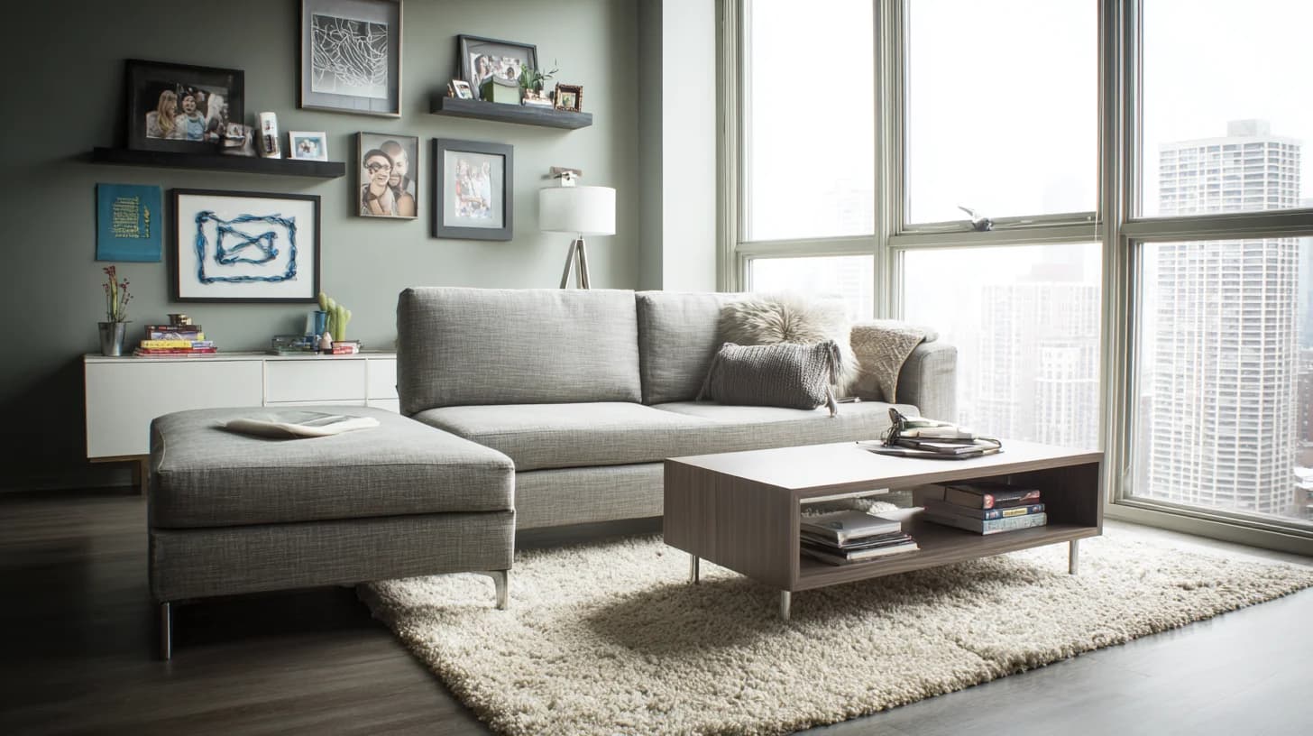 Living Room Background 63 - Free virtual background for Zoom, Teams & Google Meet