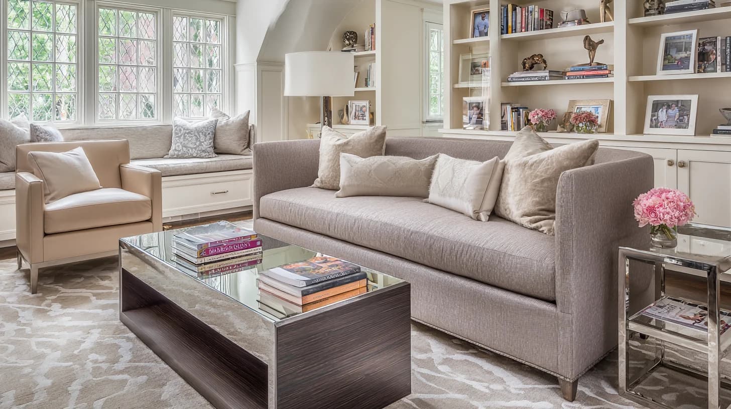 Living Room Background 69 - Free virtual background for Zoom, Teams & Google Meet