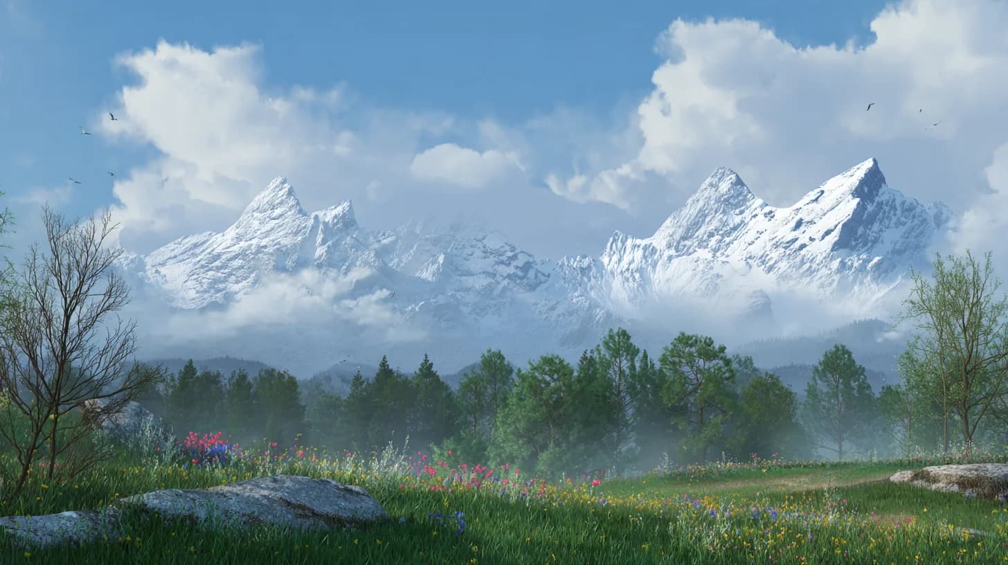 Nature Landscape Background 85 - Free virtual background for Zoom, Teams & Google Meet