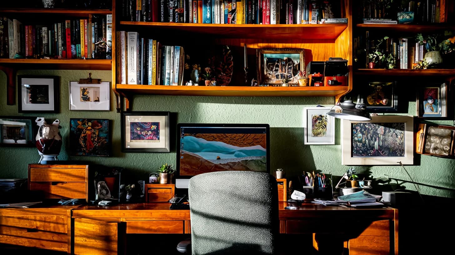 Office Space Background 3 - Free virtual background for Zoom, Teams & Google Meet