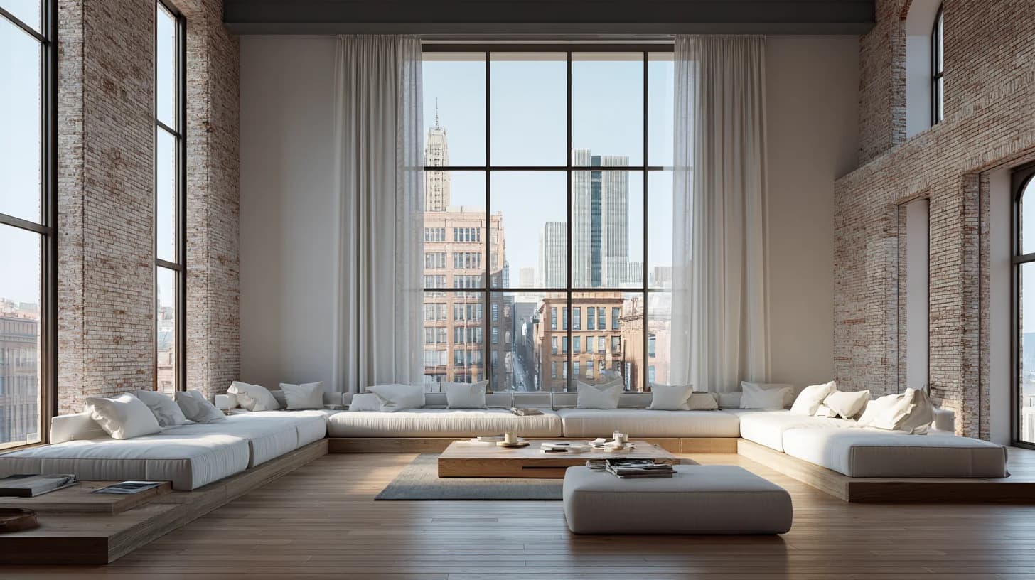 Urban Loft Background 43 - Free virtual background for Zoom, Teams & Google Meet