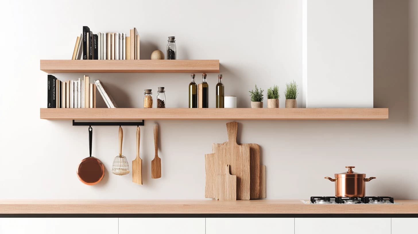 Bright Wall Shelf Background 14 - Free virtual background for Zoom, Teams & Google Meet