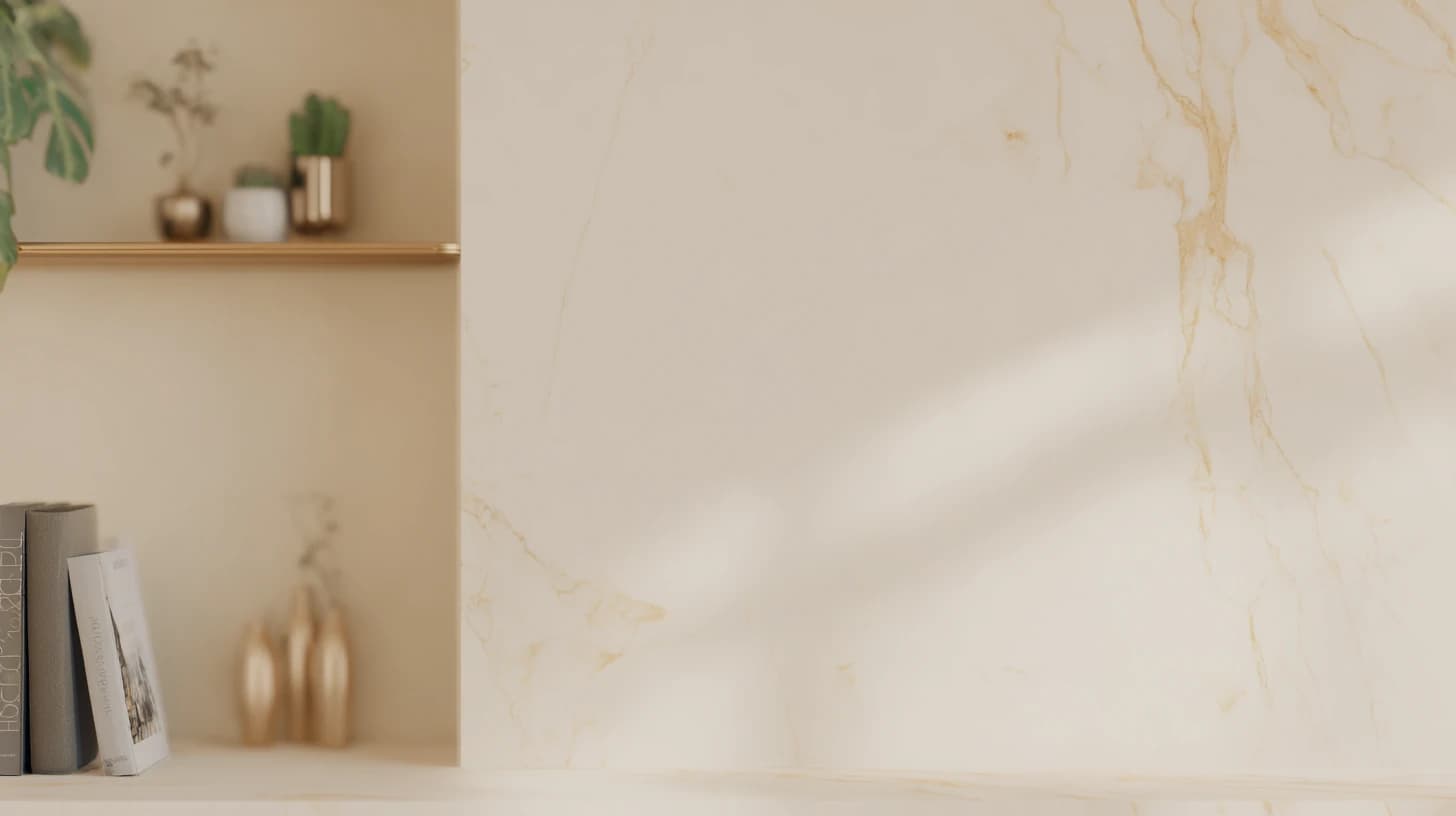 Bright Wall Shelf Background 21 - Free virtual background for Zoom, Teams & Google Meet