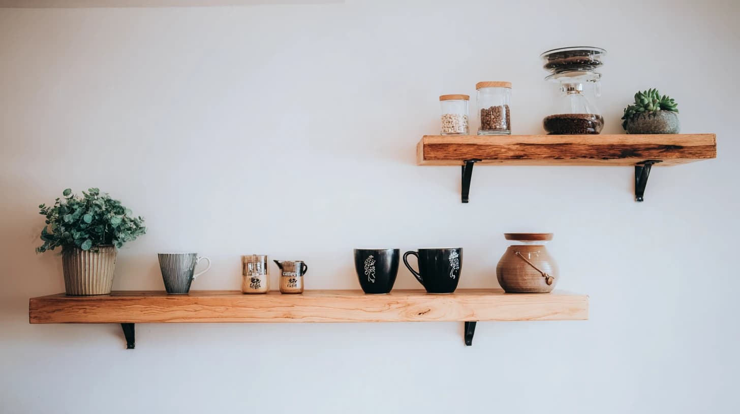 Bright Wall Shelf Background 34 - Free virtual background for Zoom, Teams & Google Meet