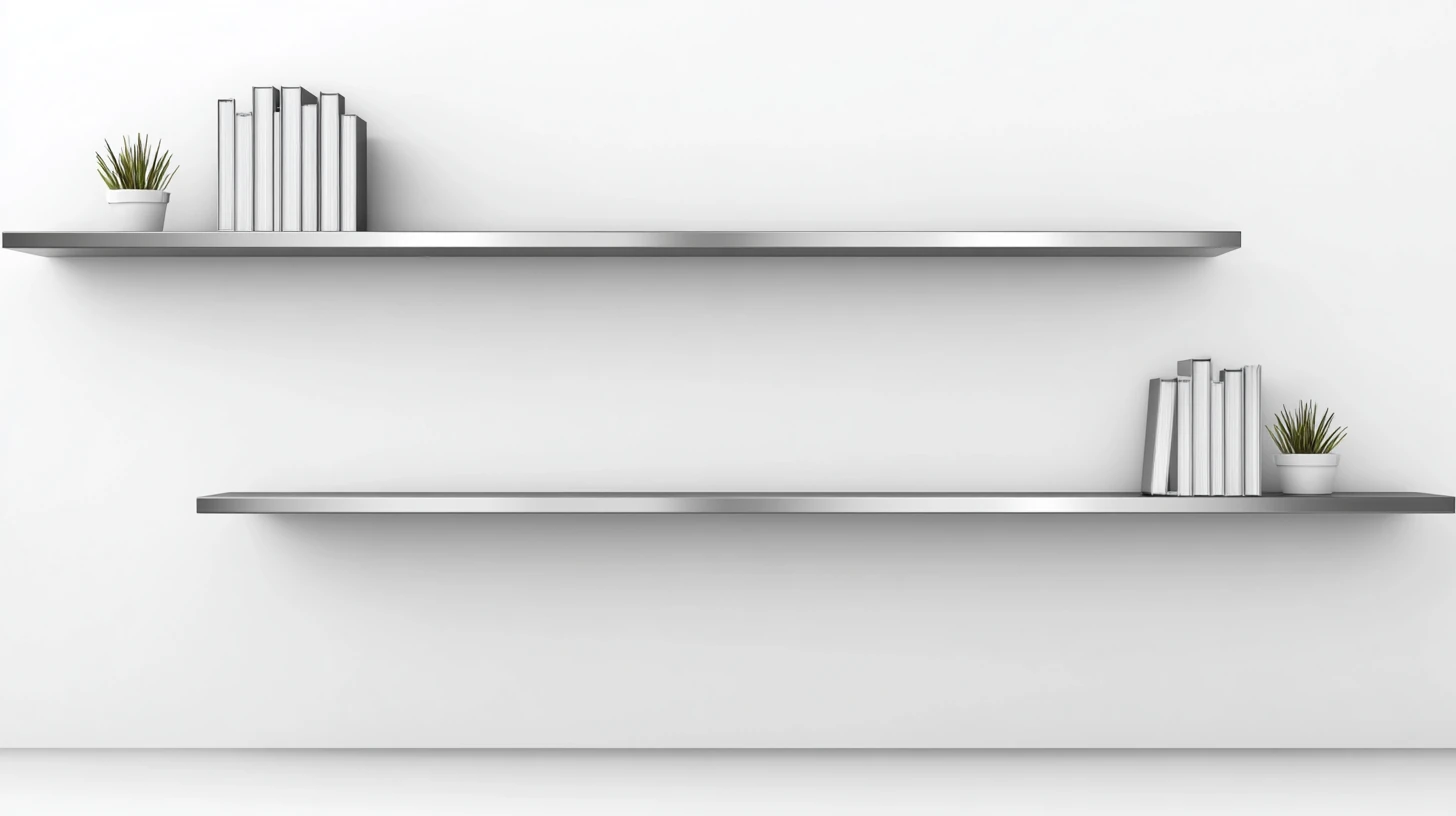 Bright Wall Shelf Background 41 - Free virtual background for Zoom, Teams & Google Meet