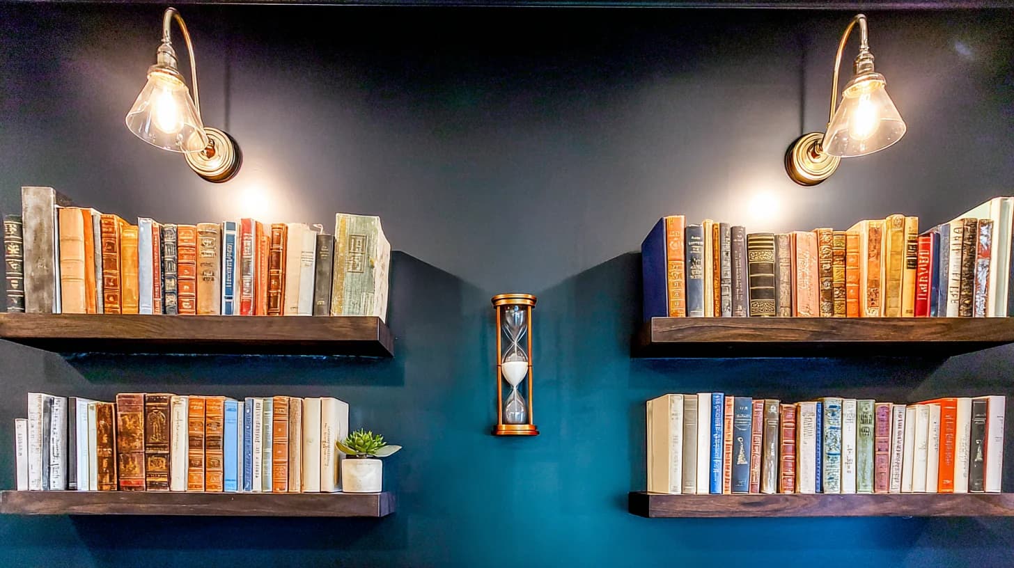 Download Dark Wall Shelf Background 49 - Professional video call background Dark Wall Shelf Background 49 - Free virtual background for Zoom, Teams & Google Meet