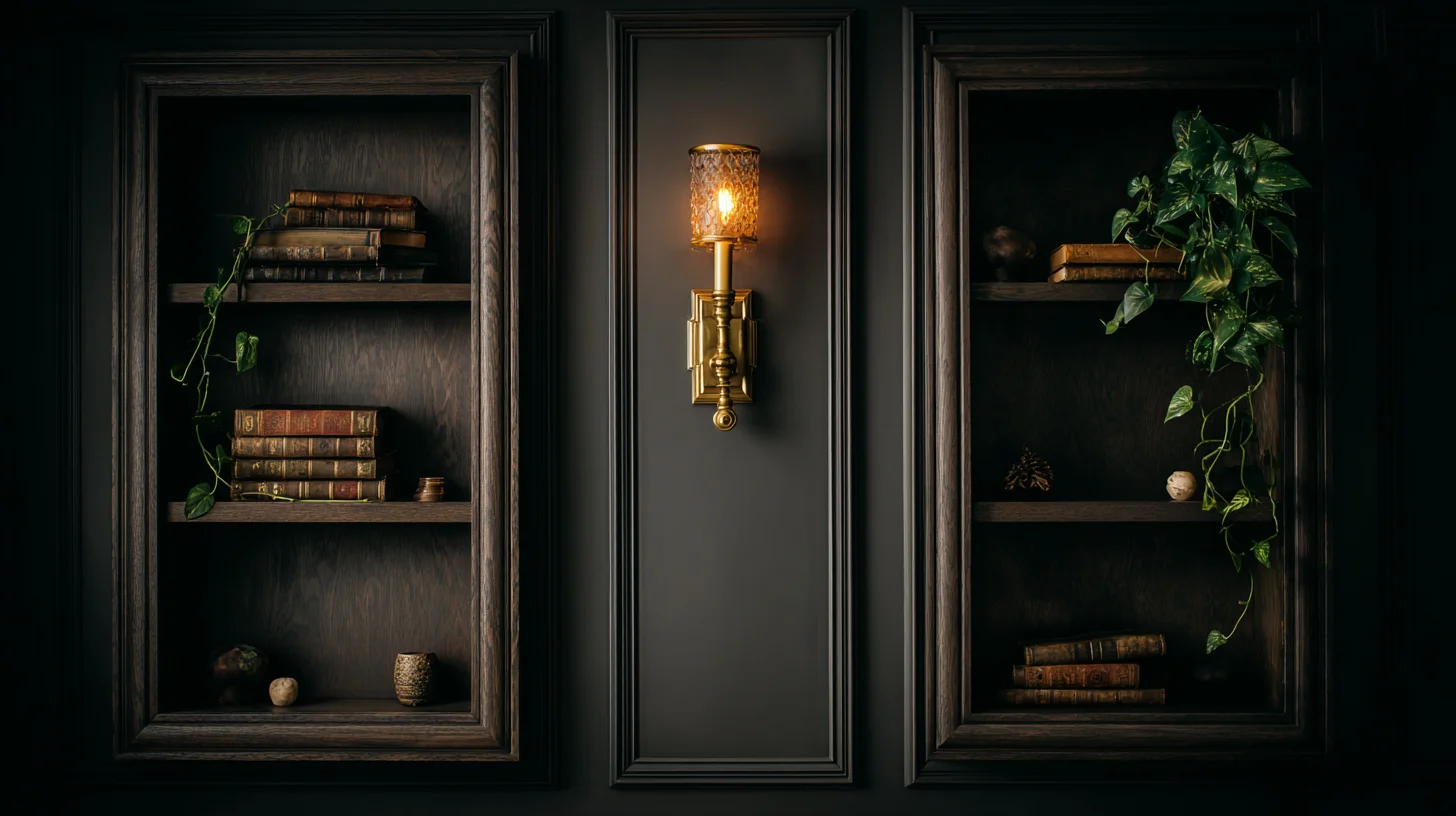 Download Dark Wall Shelf Background 56 - Professional video call background Dark Wall Shelf Background 56 - Free virtual background for Zoom, Teams & Google Meet