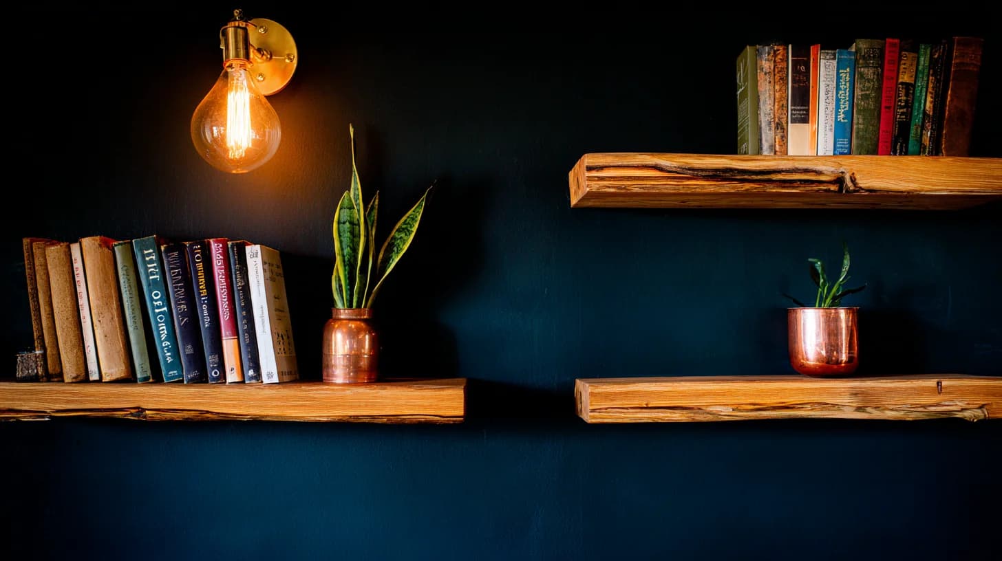 Download Dark Wall Shelf Background 61 - Professional video call background Dark Wall Shelf Background 61 - Free virtual background for Zoom, Teams & Google Meet