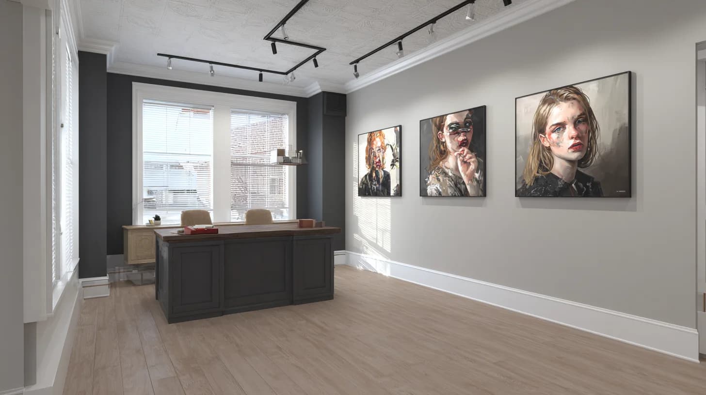 Download Art Gallery Background 34 - Professional video call background Art Gallery Background 34 - Free virtual background for Zoom, Teams & Google Meet