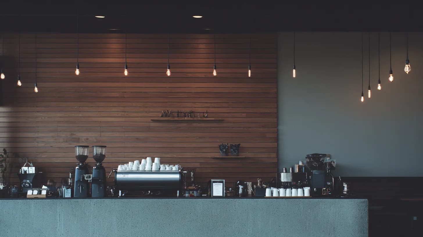 Download Coffee Shop Background 1 - Professional video call background Coffee Shop Background 1 - Free virtual background for Zoom, Teams & Google Meet