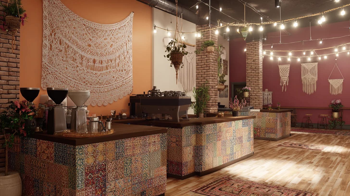 Download Coffee Shop Background 23 - Professional video call background Coffee Shop Background 23 - Free virtual background for Zoom, Teams & Google Meet