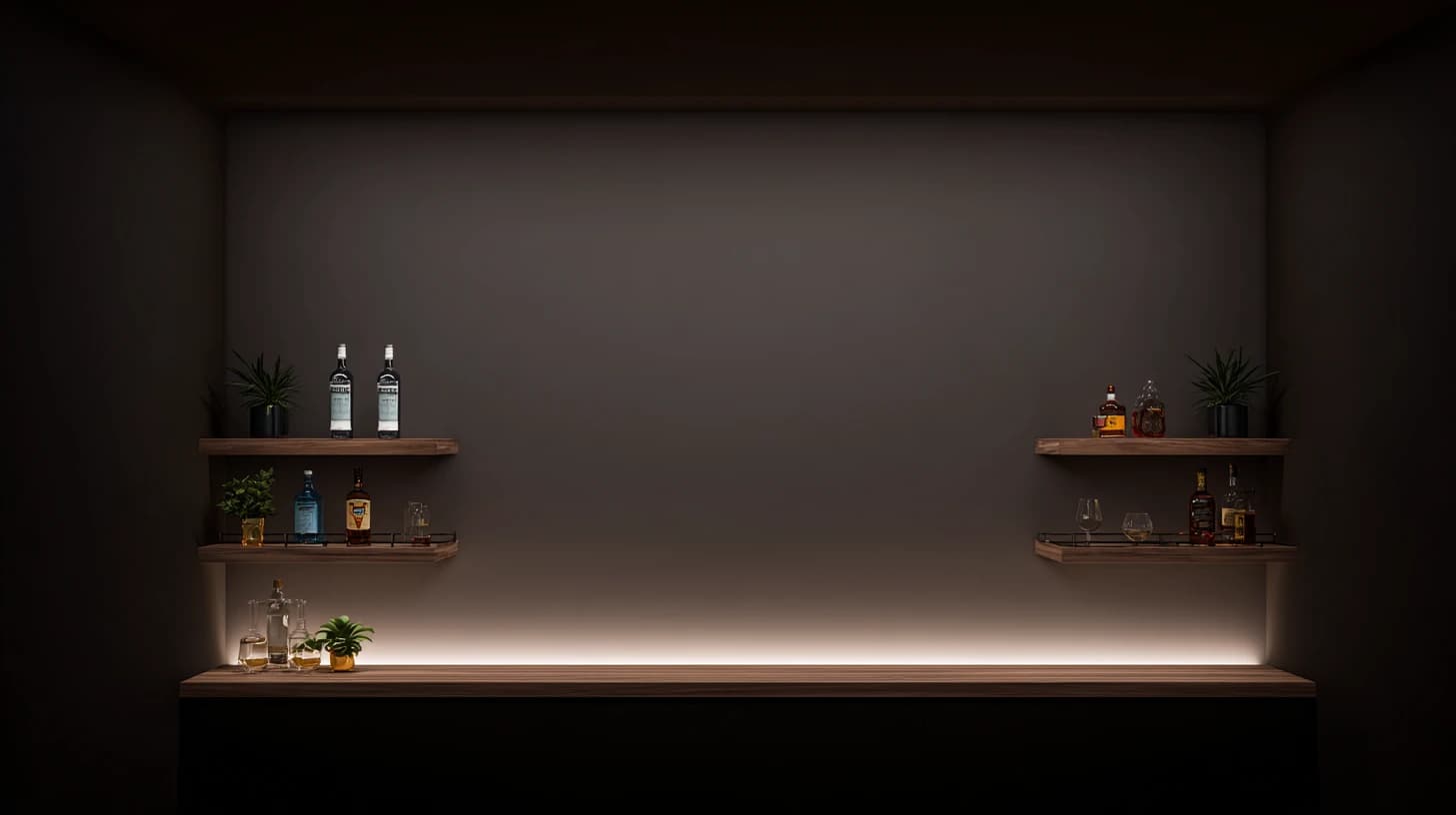 Download Dark Wall Shelf Background 11 - Professional video call background Dark Wall Shelf Background 11 - Free virtual background for Zoom, Teams & Google Meet