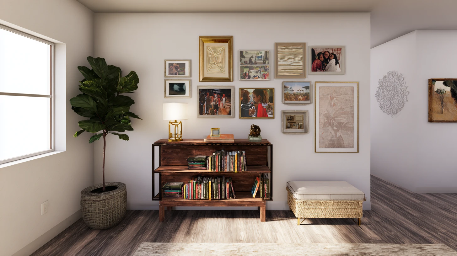 Bright Bookshelf Background 10 - Free virtual background for Zoom, Teams & Google Meet