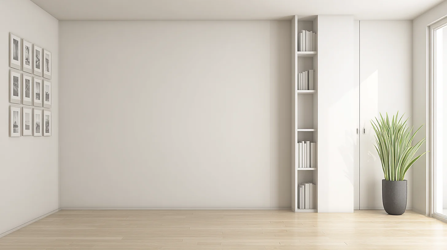 Bright Bookshelf Background 19 - Free virtual background for Zoom, Teams & Google Meet