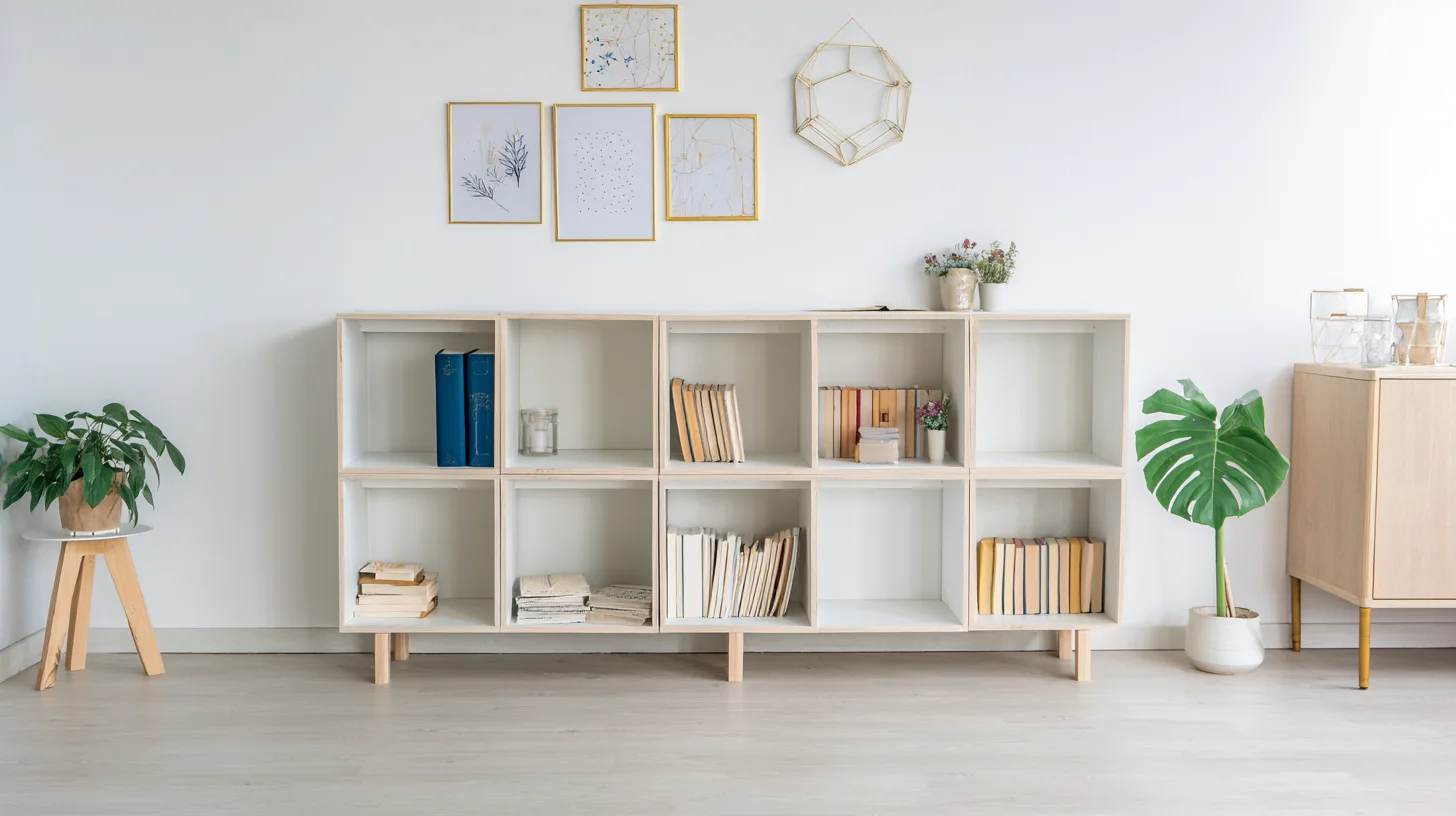 Bright Bookshelf Background 23 - Free virtual background for Zoom, Teams & Google Meet