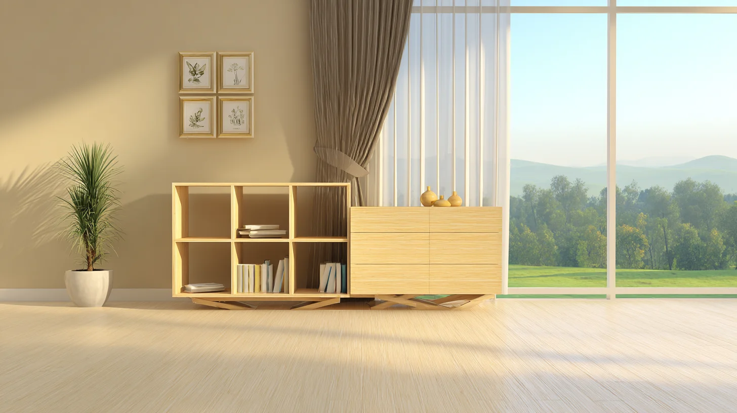 Bright Bookshelf Background 26 - Free virtual background for Zoom, Teams & Google Meet