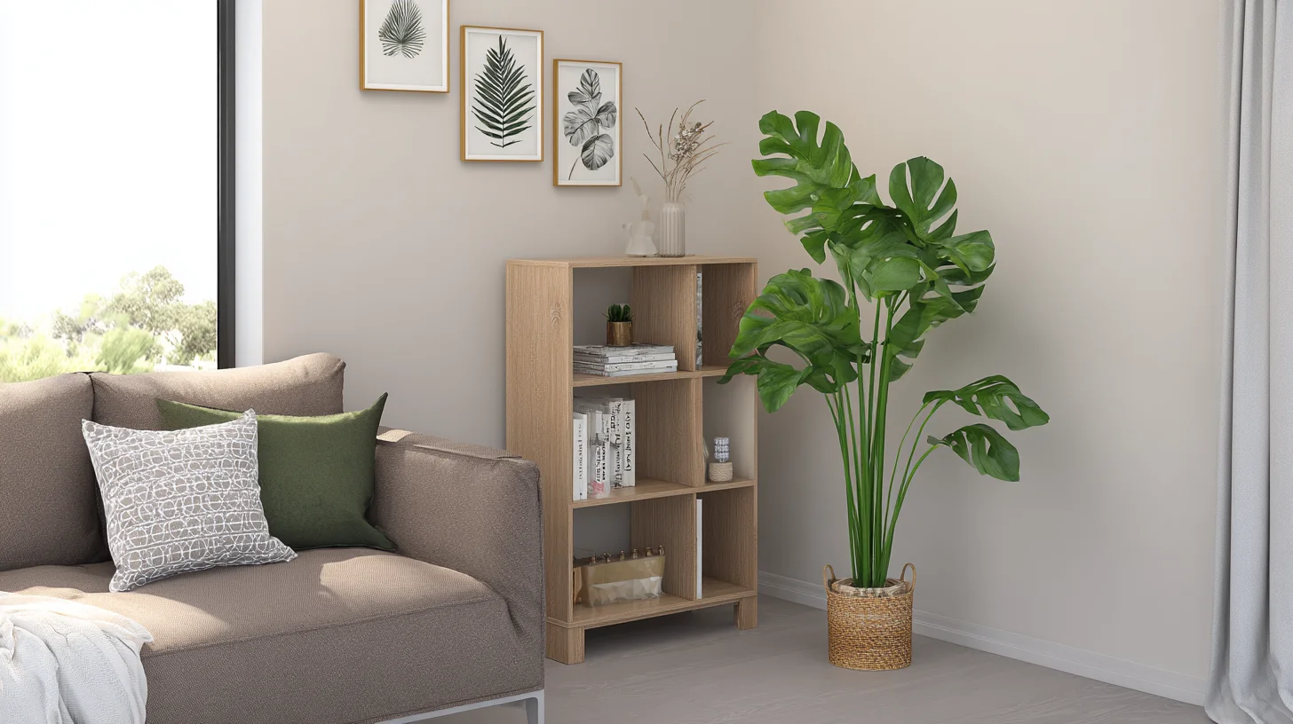 Bright Bookshelf Background 32 - Free virtual background for Zoom, Teams & Google Meet