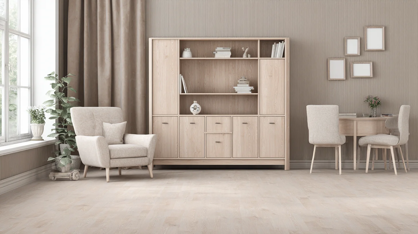 Bright Bookshelf Background 35 - Free virtual background for Zoom, Teams & Google Meet