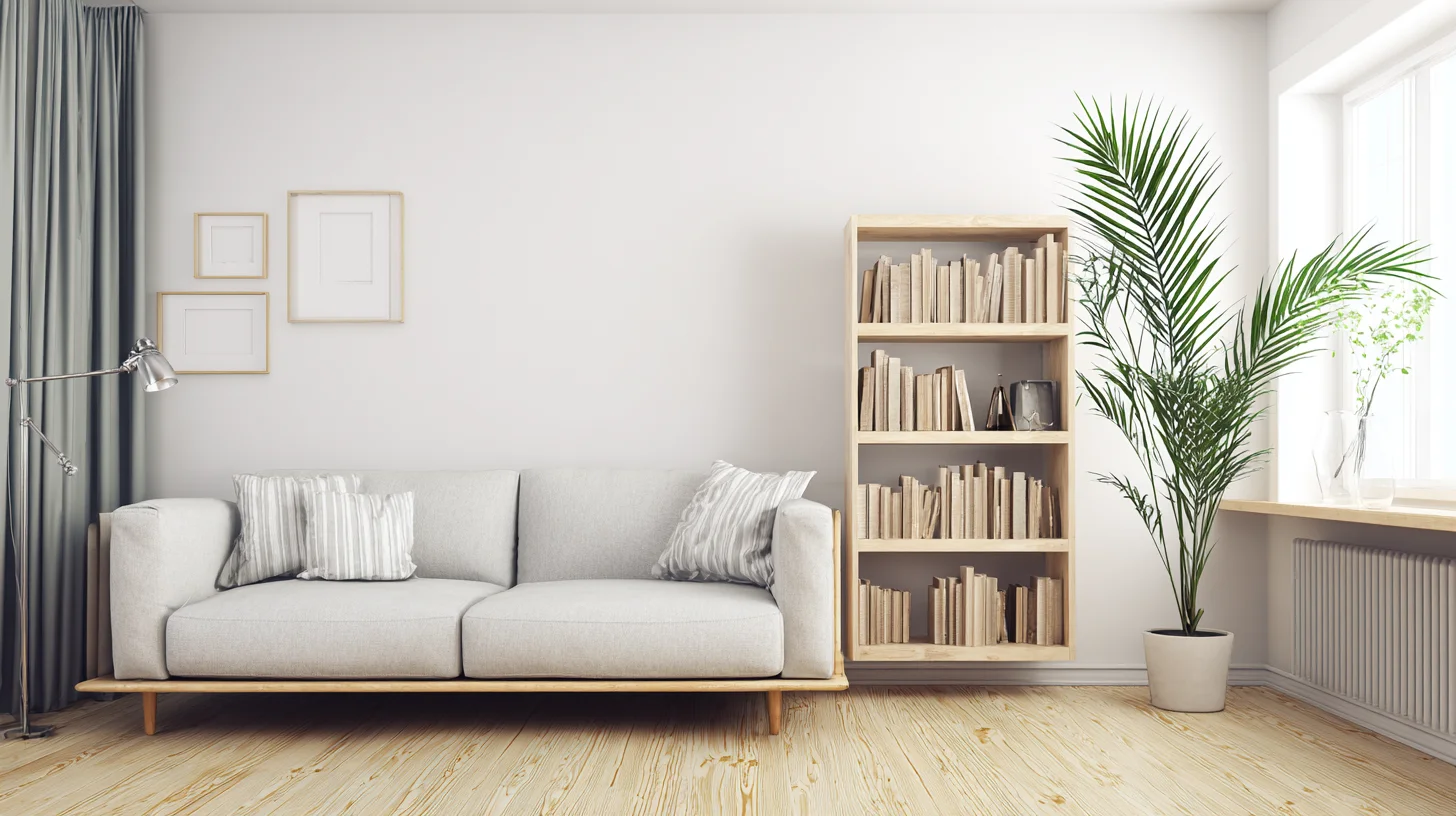 Bright Bookshelf Background 39 - Free virtual background for Zoom, Teams & Google Meet