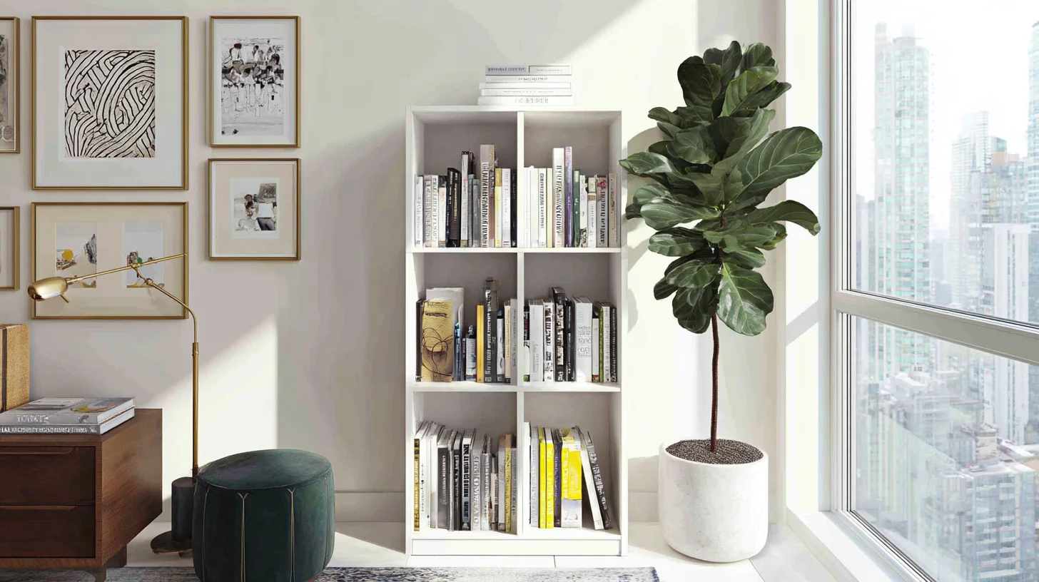 Bright Bookshelf Background 42 - Free virtual background for Zoom, Teams & Google Meet