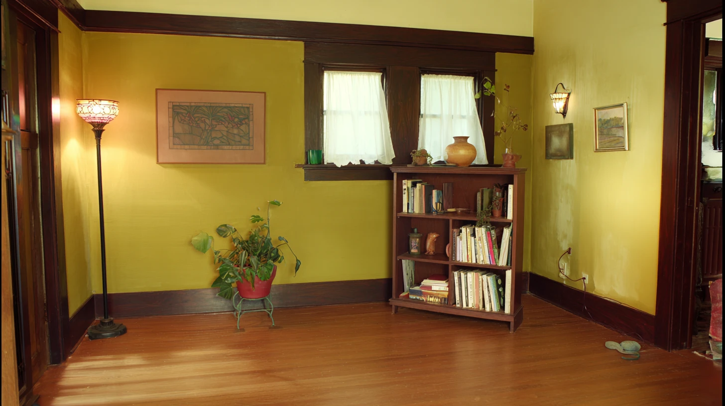 Dark Bookshelf Background 2 - Free virtual background for Zoom, Teams & Google Meet