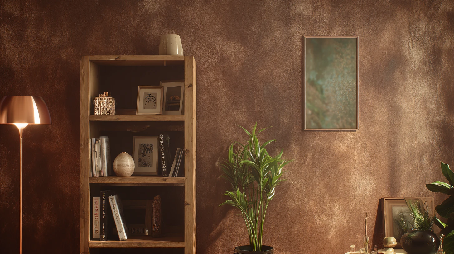 Dark Bookshelf Background 6 - Free virtual background for Zoom, Teams & Google Meet