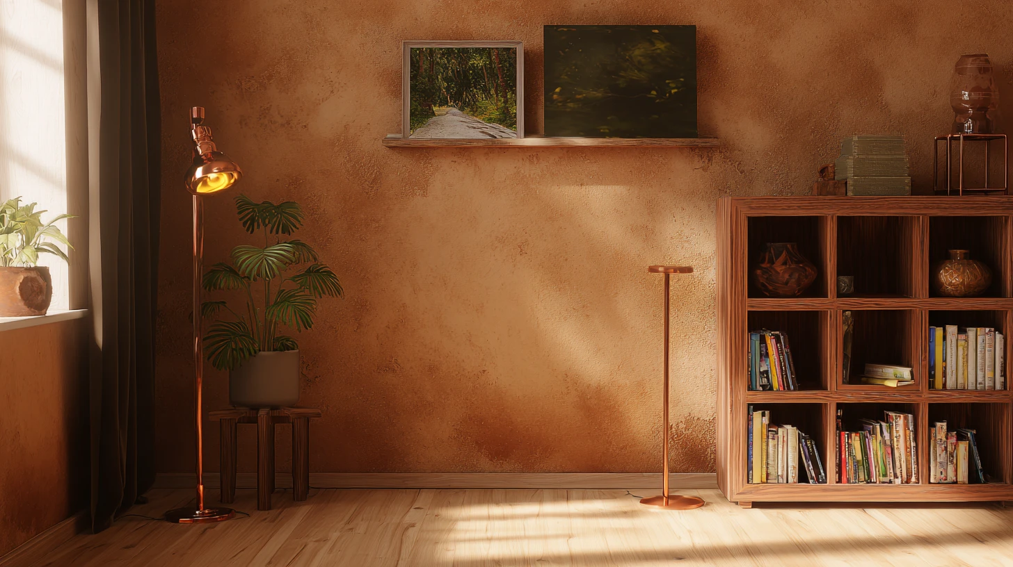 Dark Bookshelf Background 7 - Free virtual background for Zoom, Teams & Google Meet