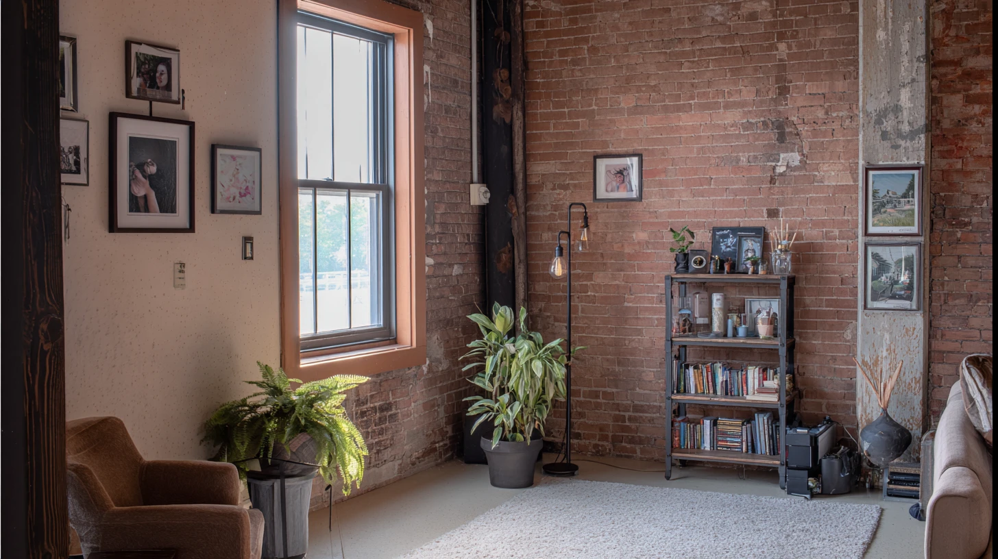 Dark Bookshelf Background 9 - Free virtual background for Zoom, Teams & Google Meet