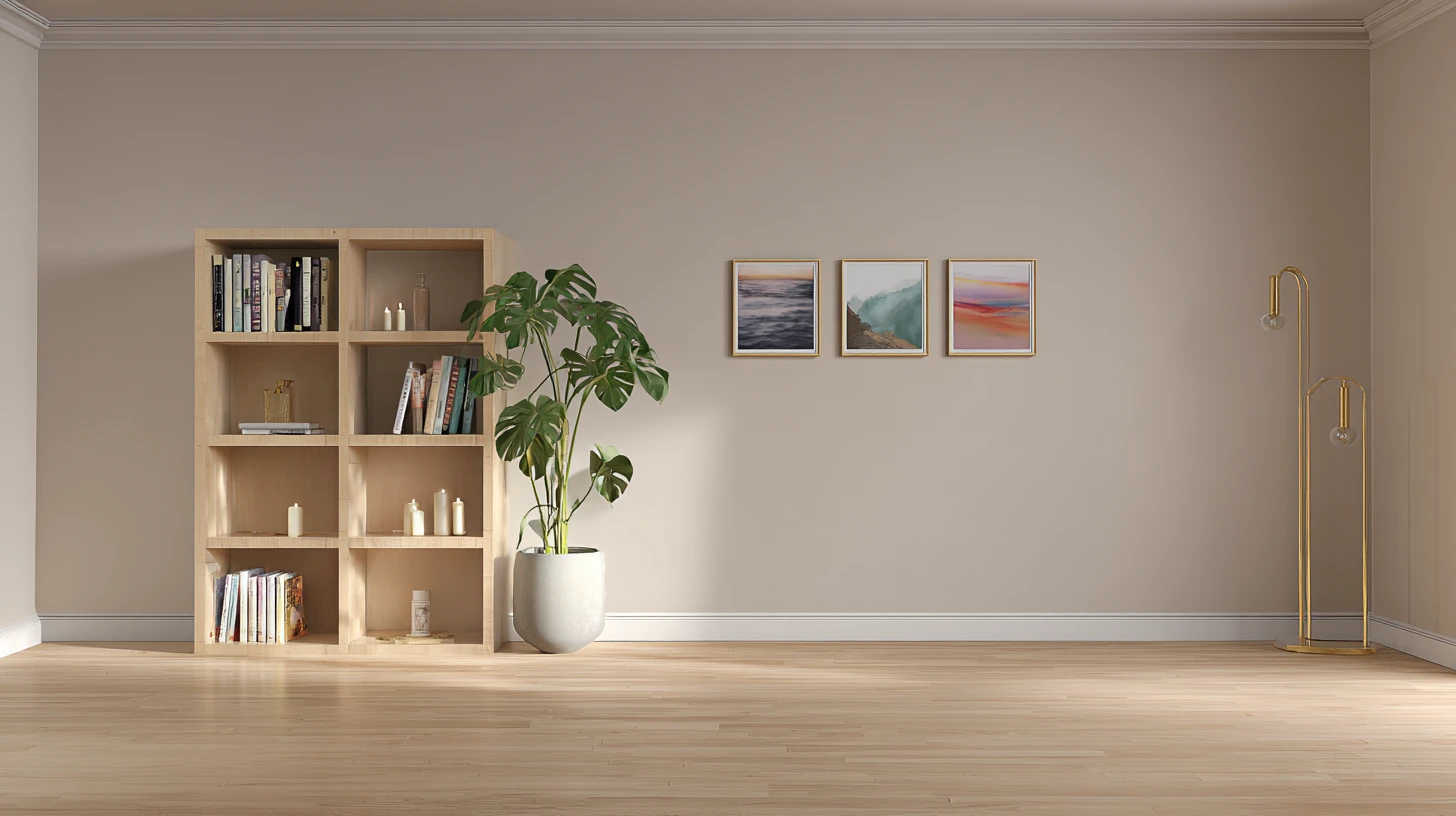 Dark Bookshelf Background 20 - Free virtual background for Zoom, Teams & Google Meet