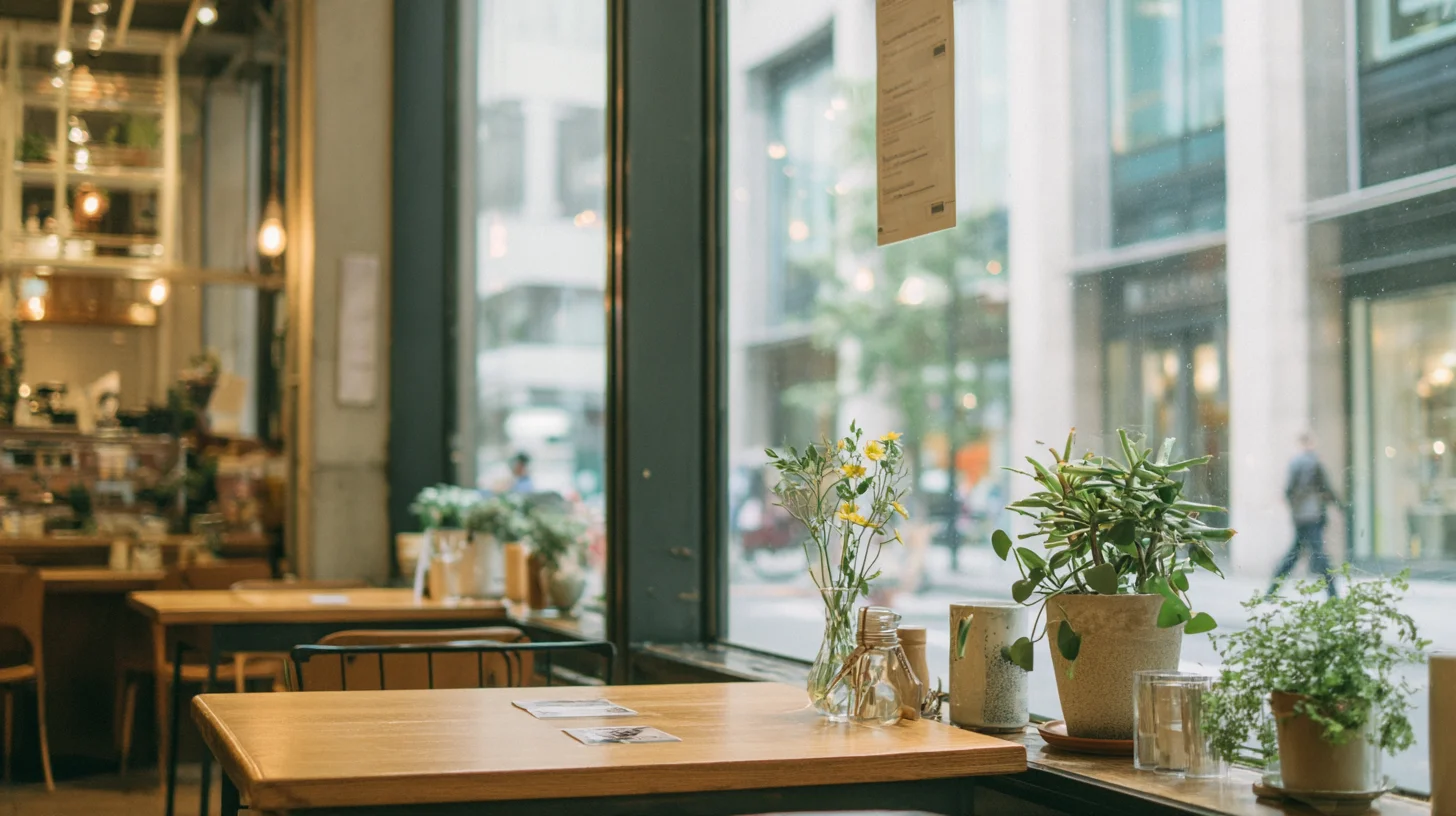 Coffee Shop Background 12 - Free virtual background for Zoom, Teams & Google Meet
