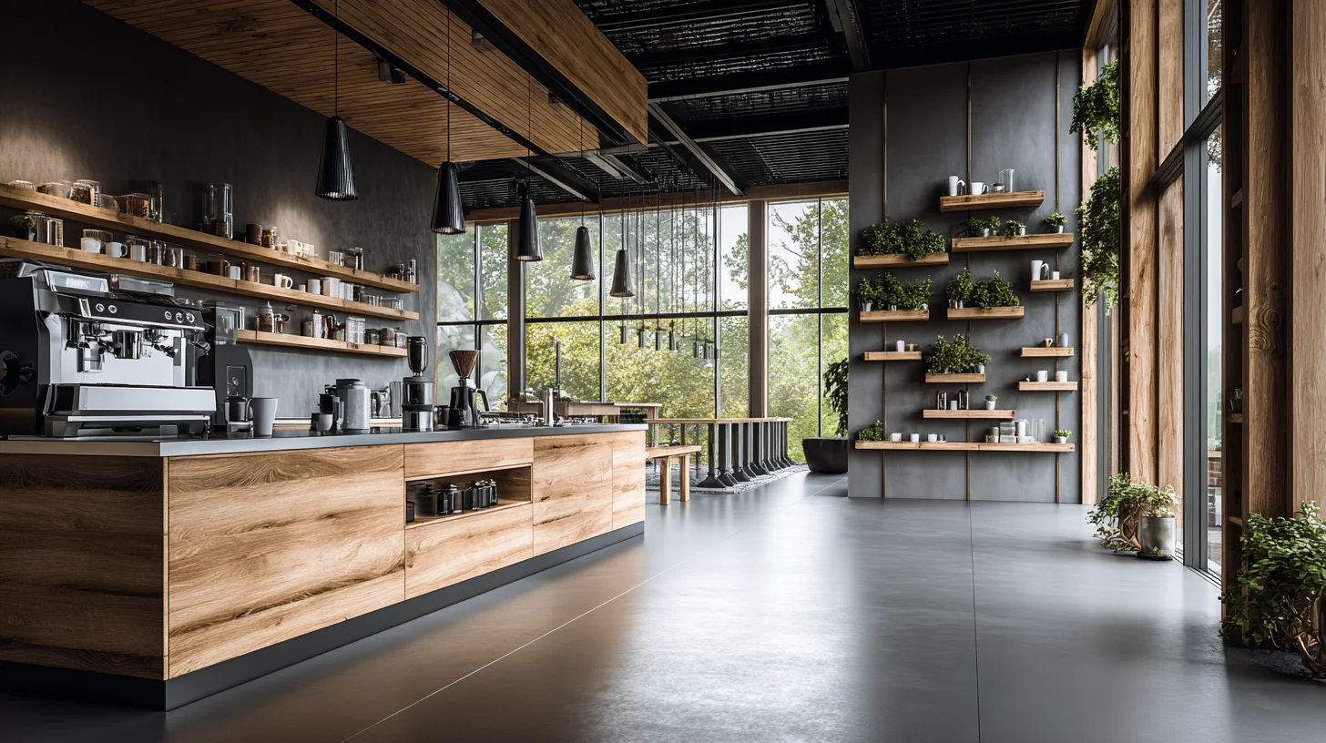 Coffee Shop Background 31 - Free virtual background for Zoom, Teams & Google Meet