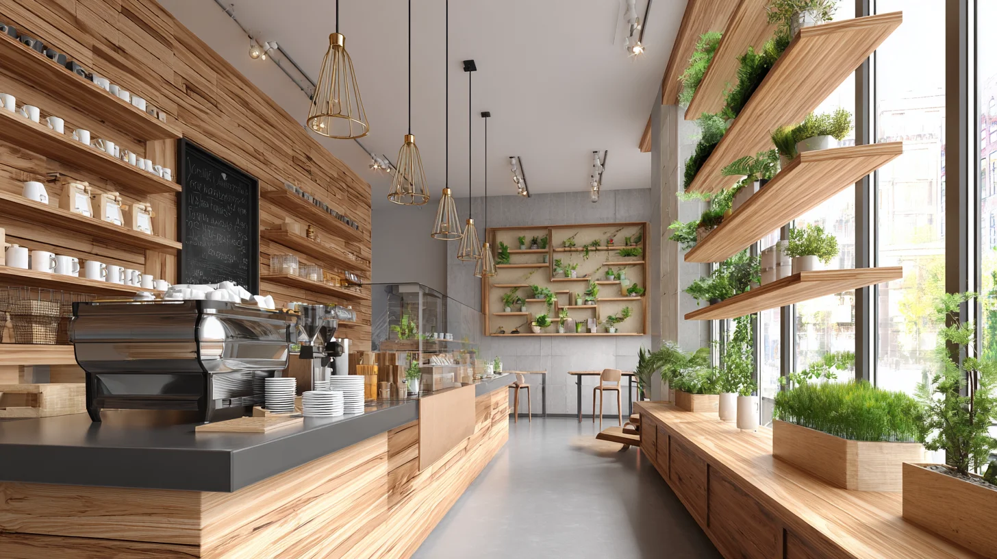 Coffee Shop Background 33 - Free virtual background for Zoom, Teams & Google Meet