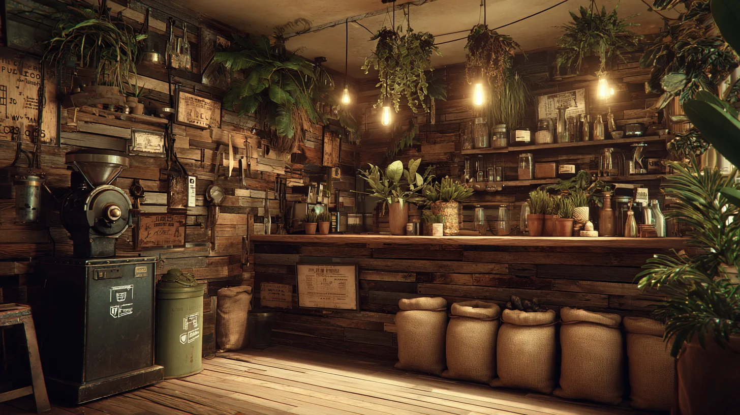 Coffee Shop Background 36 - Free virtual background for Zoom, Teams & Google Meet