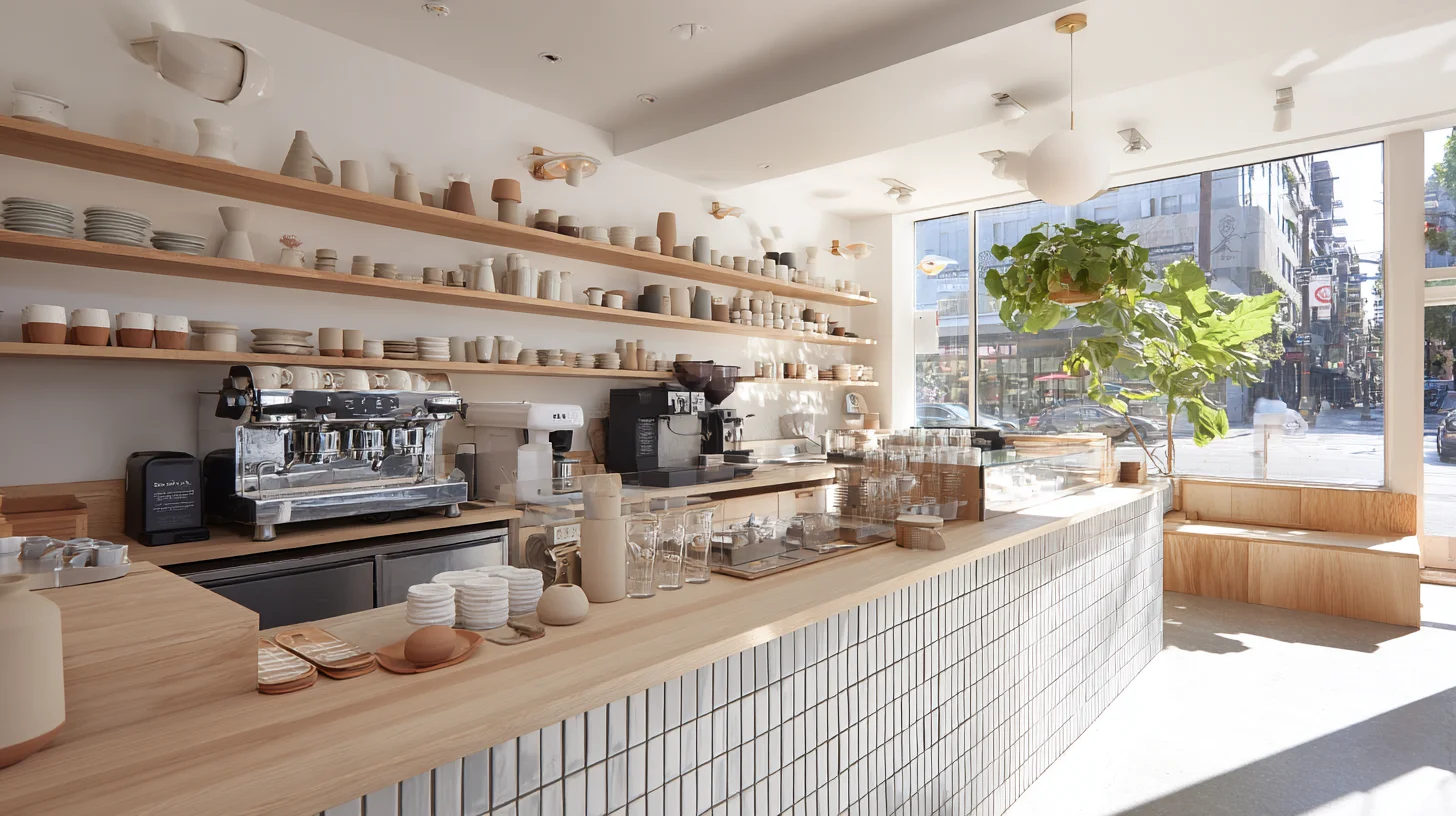 Coffee Shop Background 43 - Free virtual background for Zoom, Teams & Google Meet