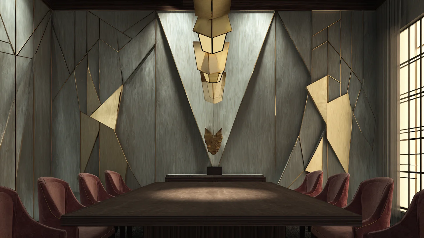 Conference room virtual background