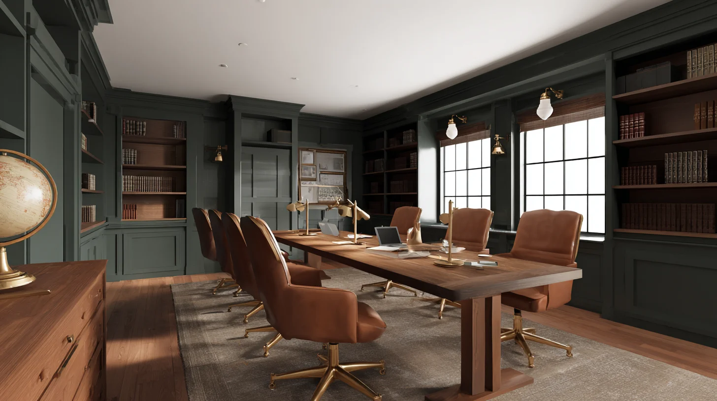 Conference Room Background 48 - Free virtual background for Zoom, Teams & Google Meet