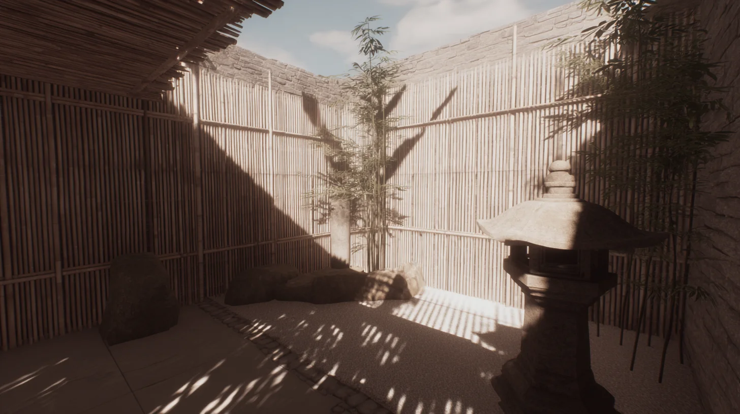 Garden Patio Background 5 - Free virtual background for Zoom, Teams & Google Meet