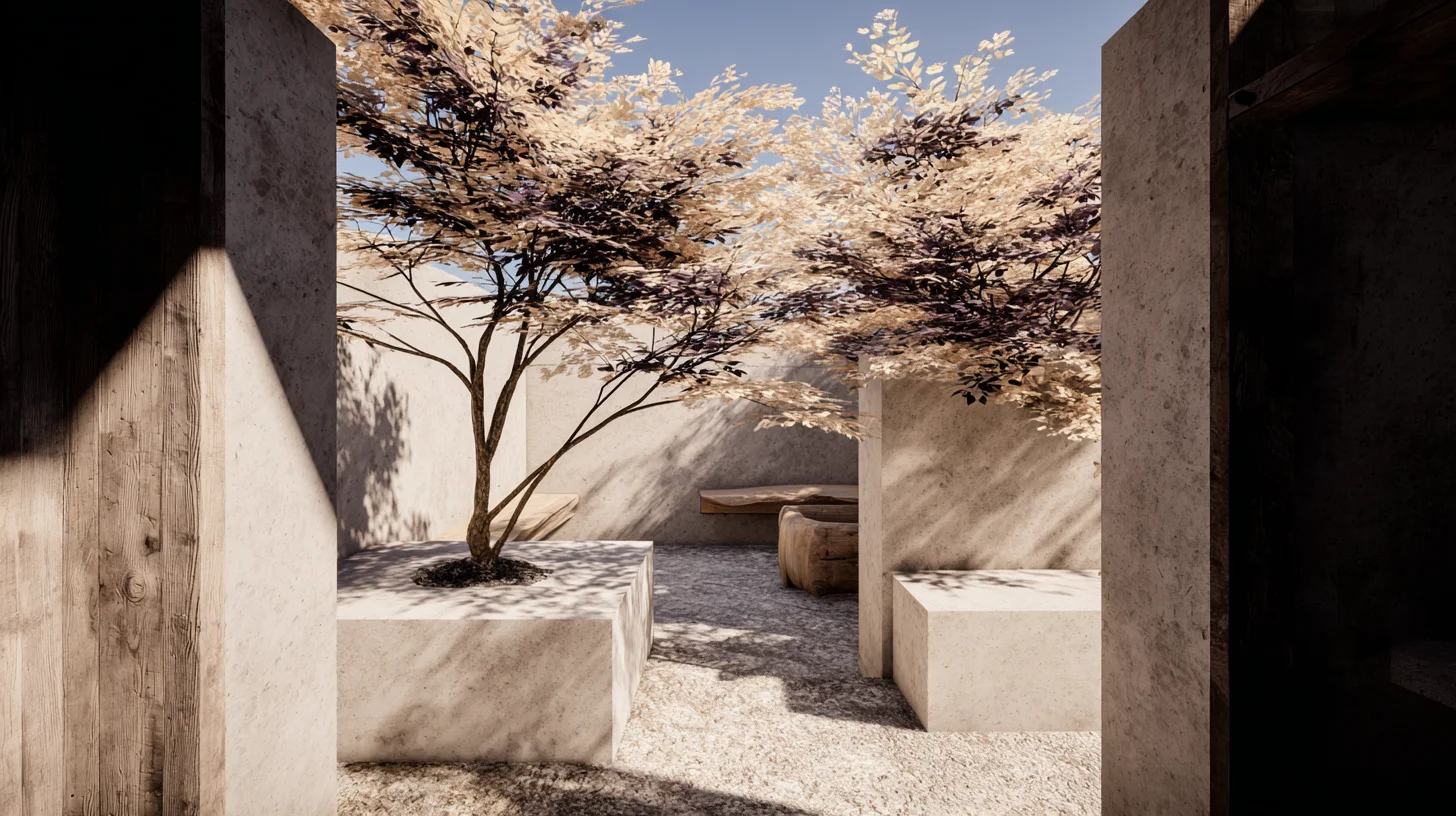 Garden Patio Background 9 - Free virtual background for Zoom, Teams & Google Meet