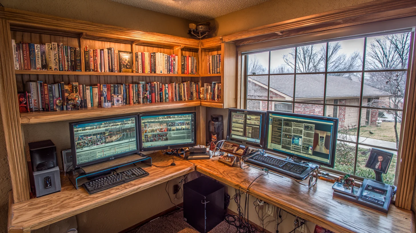 Download Home Office Background 3 - Professional video call background Home Office Background 3 - Free virtual background for Zoom, Teams & Google Meet