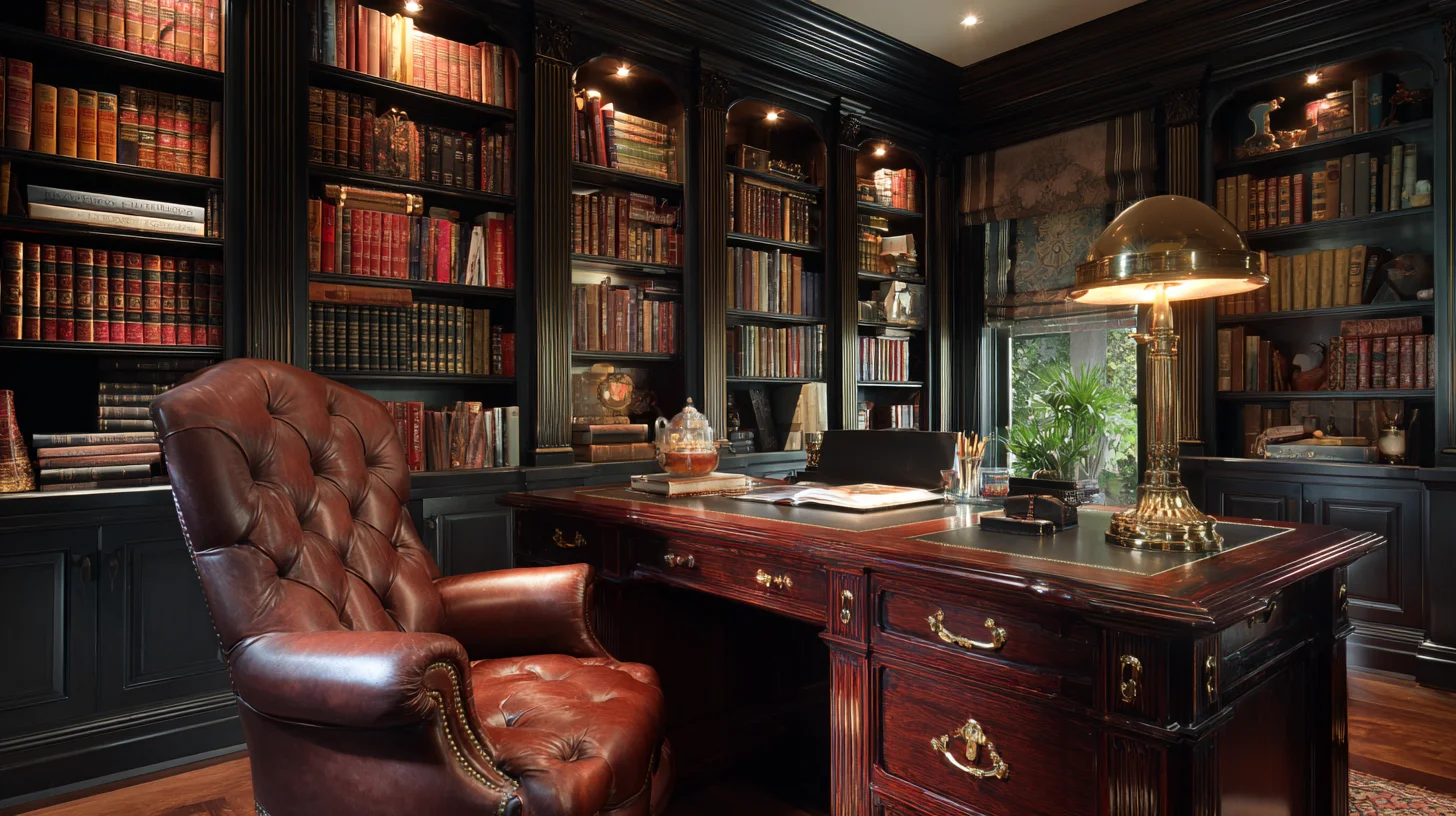 Download Home Office Background 38 - Professional video call background Home Office Background 38 - Free virtual background for Zoom, Teams & Google Meet