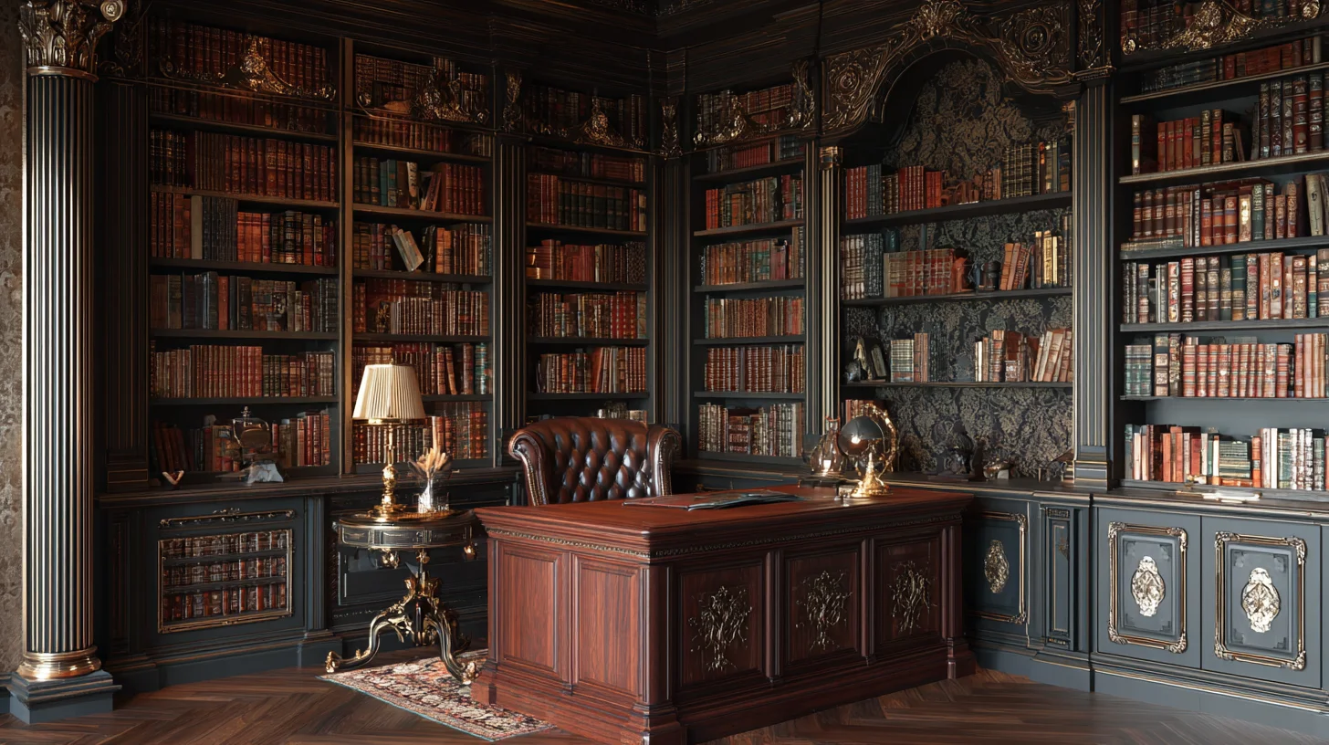 Download Home Office Background 45 - Professional video call background Home Office Background 45 - Free virtual background for Zoom, Teams & Google Meet