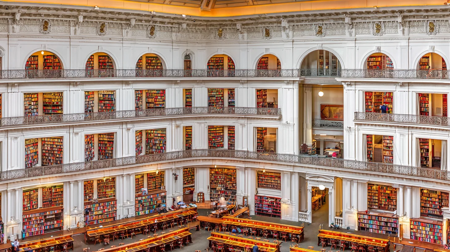 Library Background 23 - Free virtual background for Zoom, Teams & Google Meet