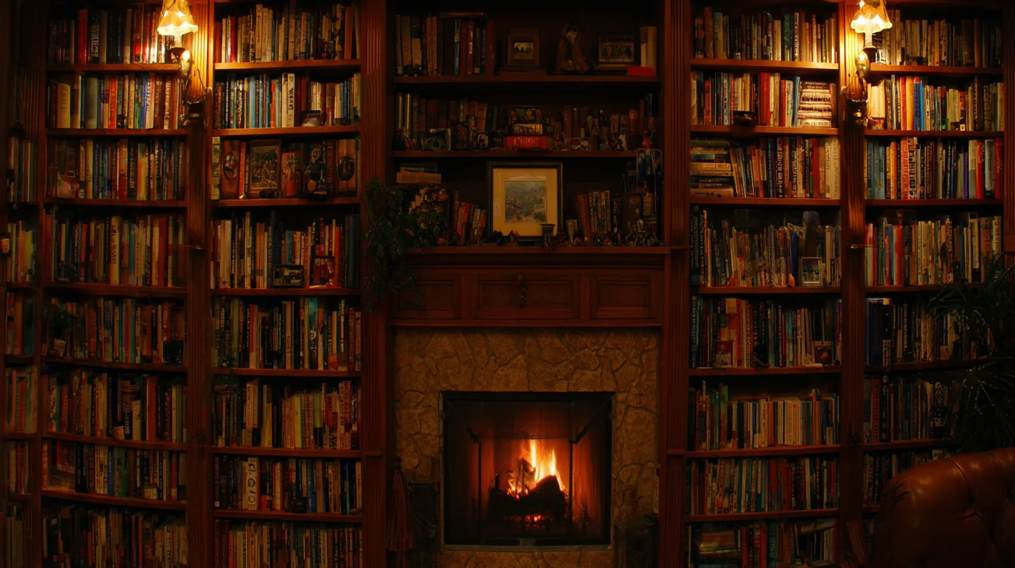 Library Background 38 - Free virtual background for Zoom, Teams & Google Meet