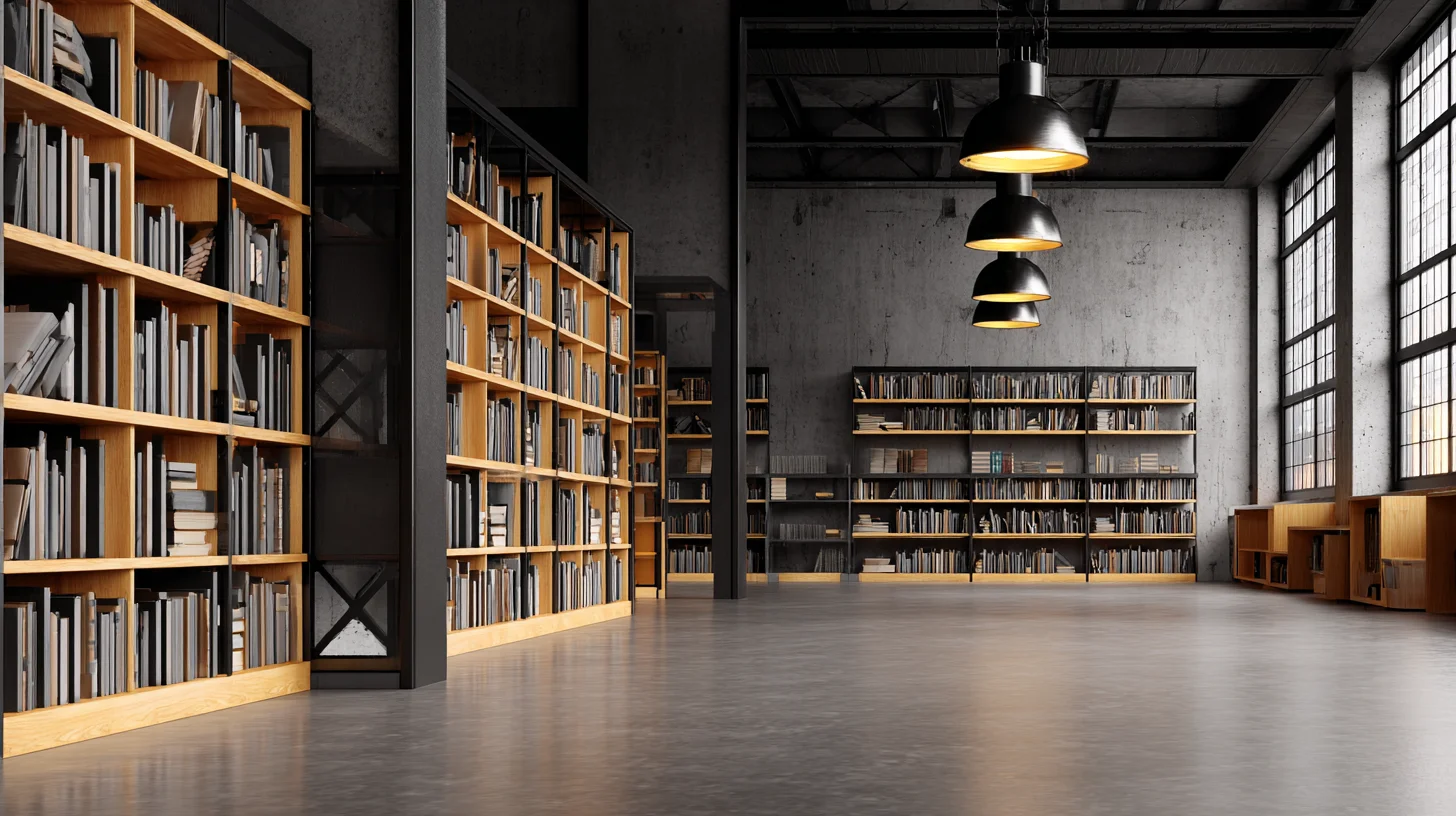 Library Background 53 - Free virtual background for Zoom, Teams & Google Meet