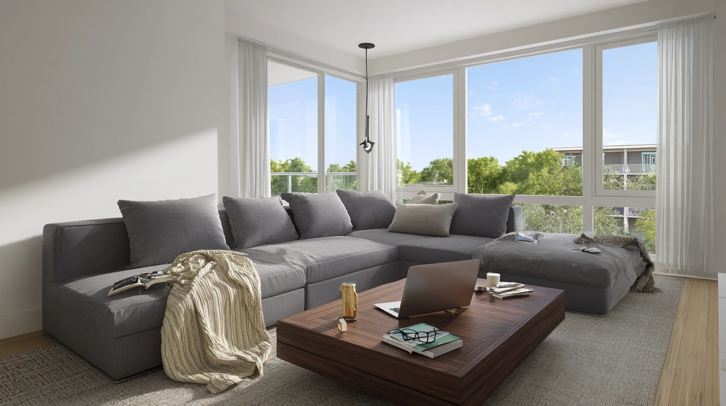 Living Room Background 36 - Free virtual background for Zoom, Teams & Google Meet