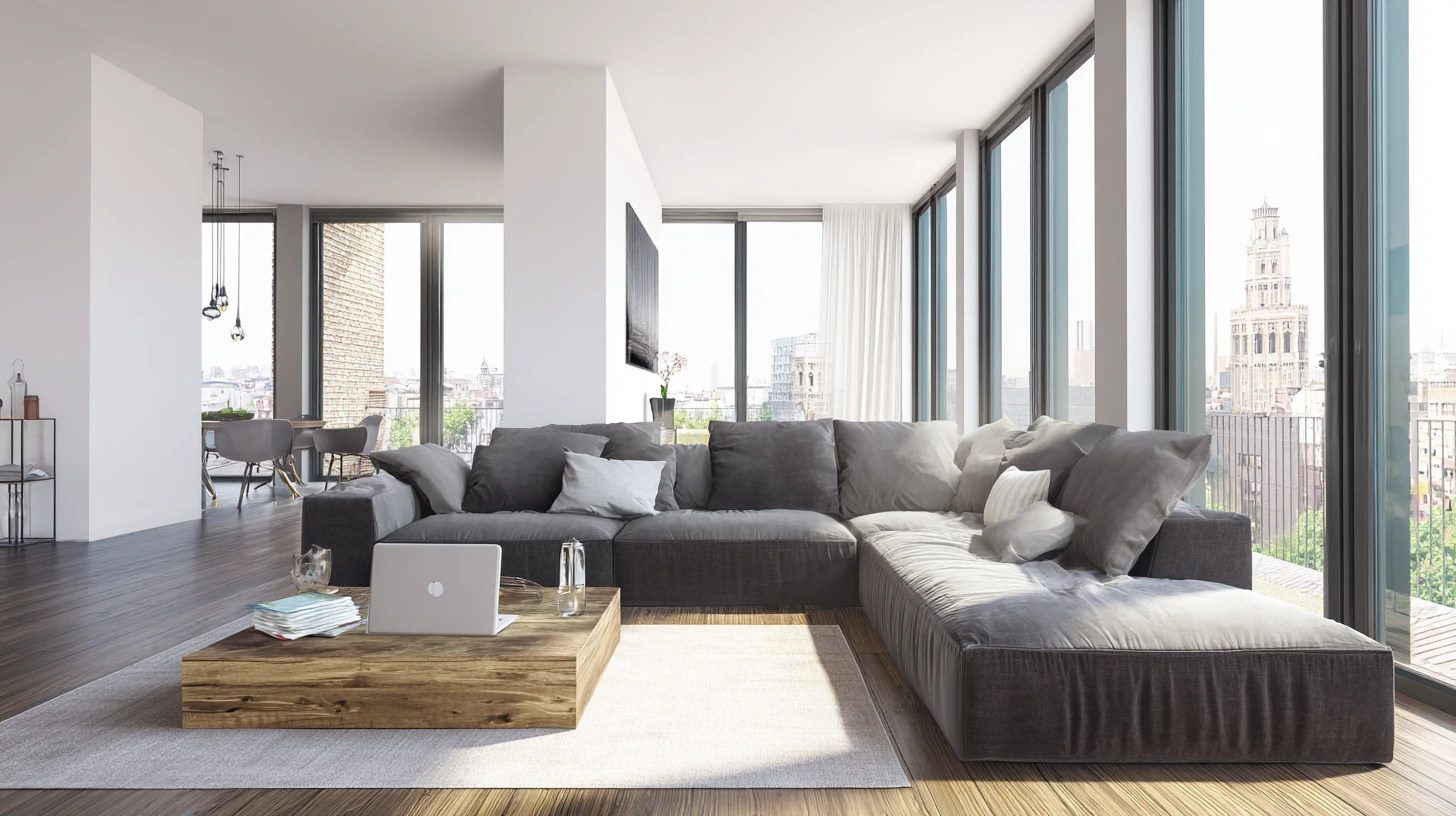 Living Room Background 39 - Free virtual background for Zoom, Teams & Google Meet