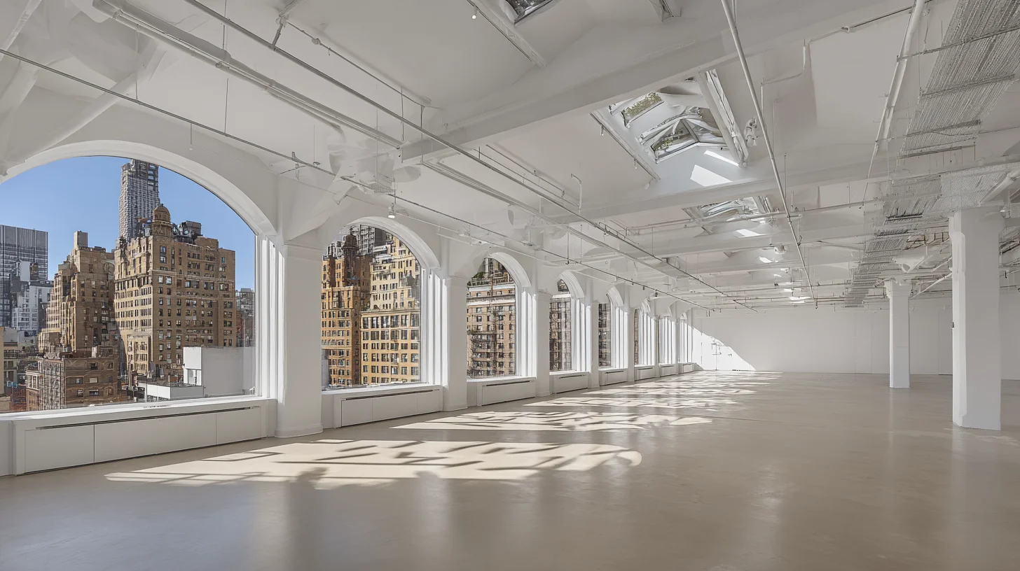 Urban loft virtual background