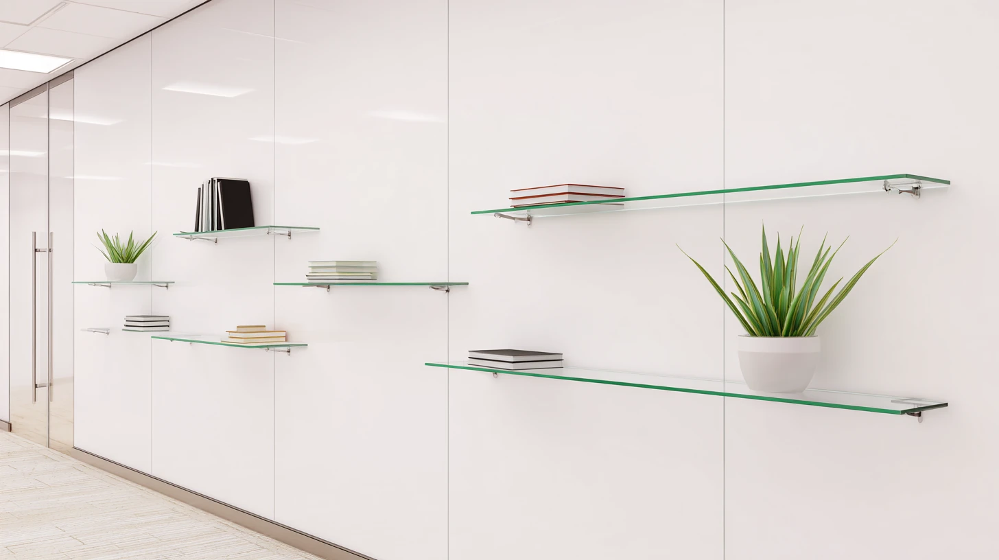 Bright Wall Shelf Background 7 - Free virtual background for Zoom, Teams & Google Meet