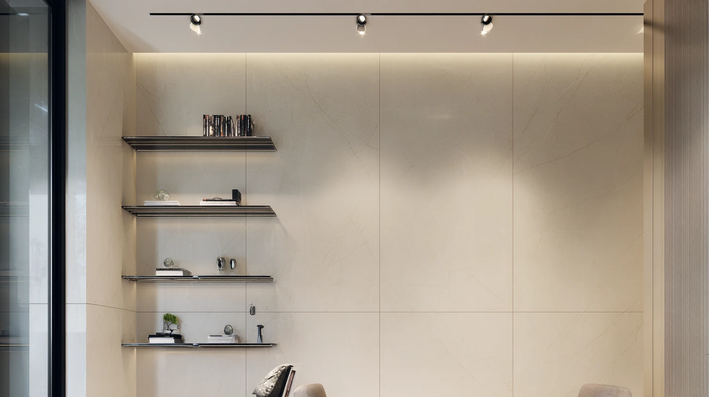 Bright Wall Shelf Background 22 - Free virtual background for Zoom, Teams & Google Meet